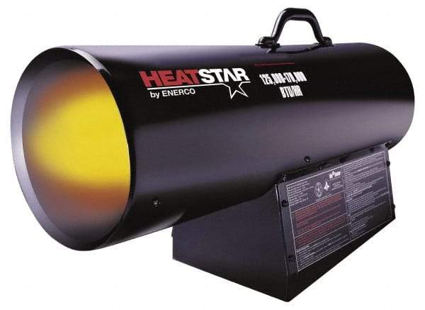 Heatstar - 150,000 BTU Rating, Natural Gas Forced Air Heater - 3,500 Sq Ft Max Heating Area, 100 Lb Capacity, Fuel with Natural Gas - Americas Tooling