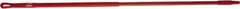 Vikan - 52 x 1" Aluminum Squeegee Handle - European Threaded Connection, Red - Americas Tooling