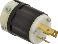 Leviton - 125 VAC, 30 Amp, L5-30P Configuration, Industrial Grade, Self Grounding Plug - 1 Phase, 2 Poles, 0.385 to 0.86 Inch Cord Diameter - Americas Tooling