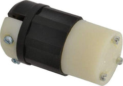 Leviton - 125 VAC, 20 Amp, L5-30R Configuration, Industrial Grade, Self Grounding Connector - 1 Phase, 2 Poles, 0.385 to 0.86 Inch Cord Diameter - Americas Tooling