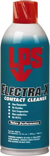 LPS - 12 Ounce Aerosol Contact Cleaner - 9,000 Volt Dielectric Strength, Nonflammable - Americas Tooling