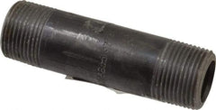 Value Collection - Schedule 80, 3/4" Diam x 3-1/2" Long Black Pipe Nipple - Threaded - Americas Tooling