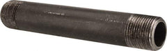 Value Collection - Schedule 80, 3/4" Diam x 6" Long Black Pipe Nipple - Threaded - Americas Tooling