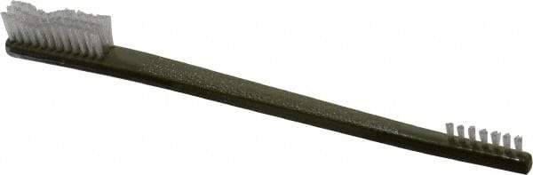 PRO-SOURCE - 0.4" Bristle Length, Synthetic Cleaning & Finishing Brush - 7-1/8" OAL, Plastic Block - Americas Tooling