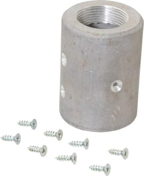 EVER-TITE Coupling Products - 1-1/4" Thread Sandblasting Nozzle Holder - 1-1/4" ID x 2-5/32" OD Hose, Aluminium - Americas Tooling