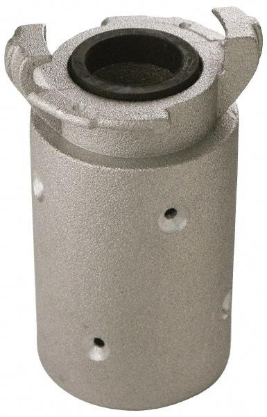 EVER-TITE Coupling Products - 1-1/2" ID x 2-3/8" OD Sandblaster Hose End - Aluminum, Rated to 100 PSI - Americas Tooling