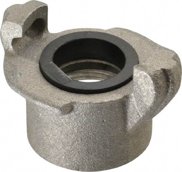 EVER-TITE Coupling Products - 1-1/4" NPT Sandblaster Adapter - Aluminum, Rated to 100 PSI - Americas Tooling