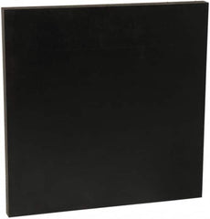 Made in USA - 3/16" Thick x 4' Wide x 4' Long, Recycled UHMW Sheet - Black, Shore D-67 Hardness, ±0.020 Tolerance