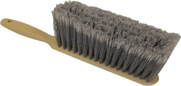 O-Cedar - 13" OAL, PVC Counter Brush - 2-1/2" Bristle Length, 8" Long x 2-1/2" Wide Head, Foam Handle, Gray - Americas Tooling