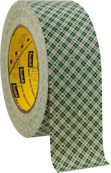 3M - 2" x 36 Yd Rubber Adhesive Double Sided Tape - 5 mil Thick, Paper Liner, Series 410M - Americas Tooling