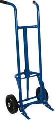 PRO-SOURCE - 1,000 Lb Load Capacity, 55 Gal Drum Hand Truck - 23-3/4" Wide x 61" High, 2 Wheels - Americas Tooling