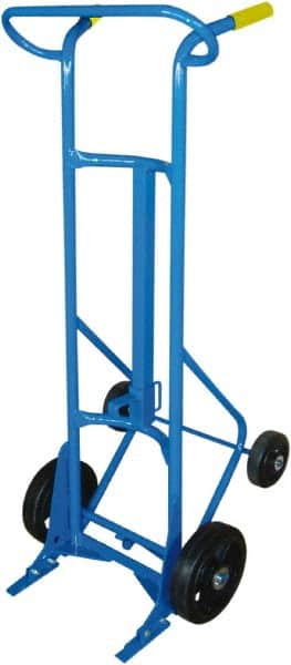 PRO-SOURCE - 1,000 Lb Load Capacity, 55 Gal Drum Hand Truck - 24" Wide x 60" High, 4 Wheels - Americas Tooling