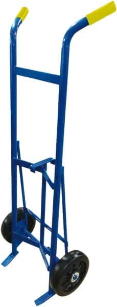 PRO-SOURCE - 1,000 Lb Load Capacity, 30 & 55 Gal Drum Hand Truck - 25-1/2" Wide x 61" High, 2 Steel Wheels - Americas Tooling