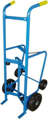 PRO-SOURCE - 1,000 Lb Load Capacity, 55 Gal Drum Hand Truck - 24" Wide x 56-1/2" High, 4 Wheels - Americas Tooling