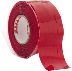 Loctite - 1" x 10', Red Silicone Electrical Tape - 0.5 mil Thick, 400 V/mil Dielectric Strength - Americas Tooling