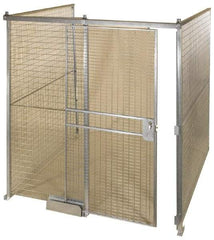 Folding Guard - 12' Long x 12" Wide, Welded Wire Room Kit - 3 Walls - Americas Tooling