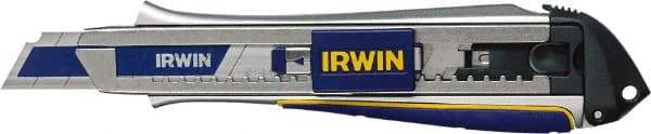 Irwin - Snap Utility Knife - Silver & Blue Handle - Americas Tooling