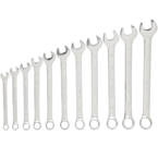 STANLEY® 11 Piece Full Polish Metric Combination Wrench Set – 12 Point - Americas Tooling