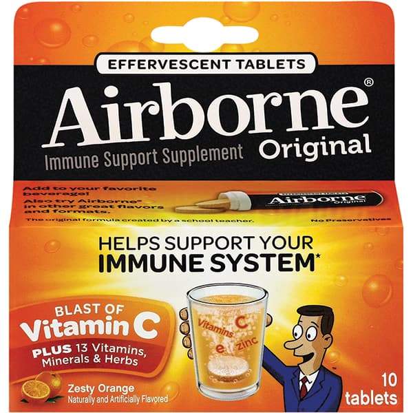 Airborne - Orange Flavor Immune Support Tablets - Vitamins/Supplements - Americas Tooling