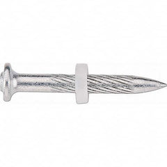 Powder Actuated Pins & Threaded Studs; Type: Drive Pin; Shank Length (Inch): 3/4; Shank Diameter (Decimal Inch): 0.7500; Head Diameter (mm): 8.000; Material: Steel; Thread Length (Inch): 0; Finish/Coating: Zinc; Material Application: Concrete