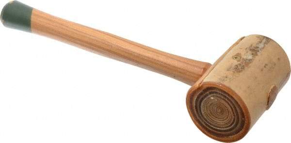 Garland - 2-1/2 Lb Head Weighted Rawhide Mallet - 14" Long Wood Handle - Americas Tooling