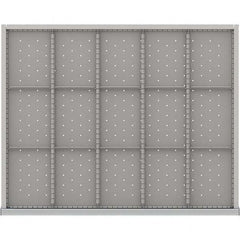 LISTA - 15-Compartment Drawer Divider Layout for 3.15" High Drawers - Americas Tooling