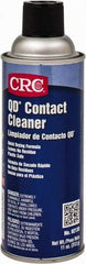 CRC - 11 Ounce Aerosol Contact Cleaner - 0°F Flash Point, 22,600 Volt Dielectric Strength, Flammable, Food Grade, Plastic Safe - Americas Tooling