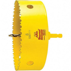 Starrett - 6" Diam, 2" Cutting Depth, Hole Saw - High Speed Steel Saw, Toothed Edge - Americas Tooling