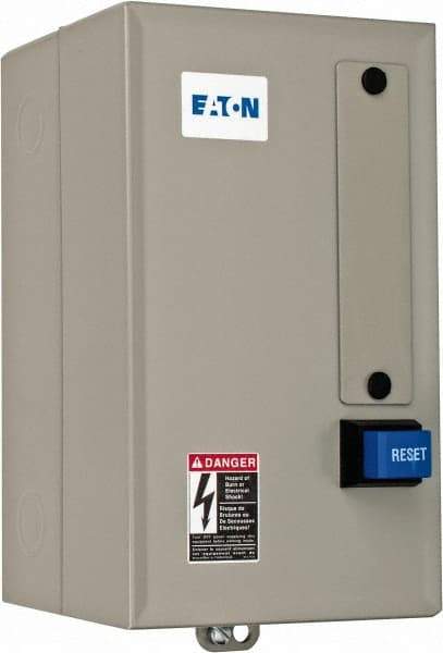 Eaton Cutler-Hammer - 208 Coil VAC, 18 Amp, Nonreversible Enclosed Enclosure NEMA Motor Starter - 3 hp at 1 Phase, 1 Enclosure Rating - Americas Tooling