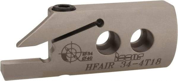 Iscar - 4mm Groove Width, 18mm Max Depth of Cut, Right Hand Cut, HFAI Indexable Grooving Blade - HFPR/L Insert Style, Series Heliface - Americas Tooling