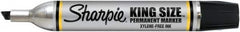 Sharpie - Black Permanent Marker - Chisel Tip, AP Nontoxic Ink - Americas Tooling