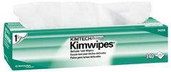 Kimtech - Dry Clean Room/Lab/Critical Task Wipes - Pop-Up, 16-5/8" x 14-3/4" Sheet Size, White - Americas Tooling