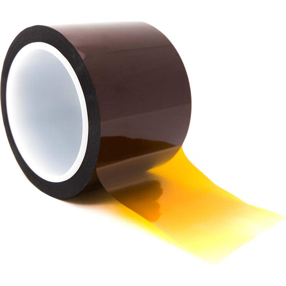 Bertech - Film Tape; Material Type: Polyimide ; Thickness (mil): 3.5000 ; Color: Amber ; Adhesive Material: Silicone ; Width (Inch): 9 ; Length (Feet): 108.000 - Exact Industrial Supply