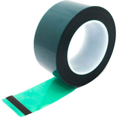 Bertech - Masking & Painters Tape; Tape Type: High Temperature Masking Tape ; Material Type: Polyester Film ; Width (Inch): 5-1/2 ; Length (Feet): 216.000 ; Length (yd): 72.00 ; Color: Green - Exact Industrial Supply