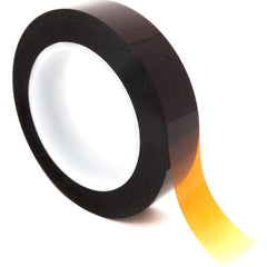 Bertech - Film Tape; Material Type: Polyimide ; Thickness (mil): 6.5000 ; Color: Amber ; Adhesive Material: Silicone ; Width (Inch): 9/16 ; Length (Feet): 108.000 - Exact Industrial Supply