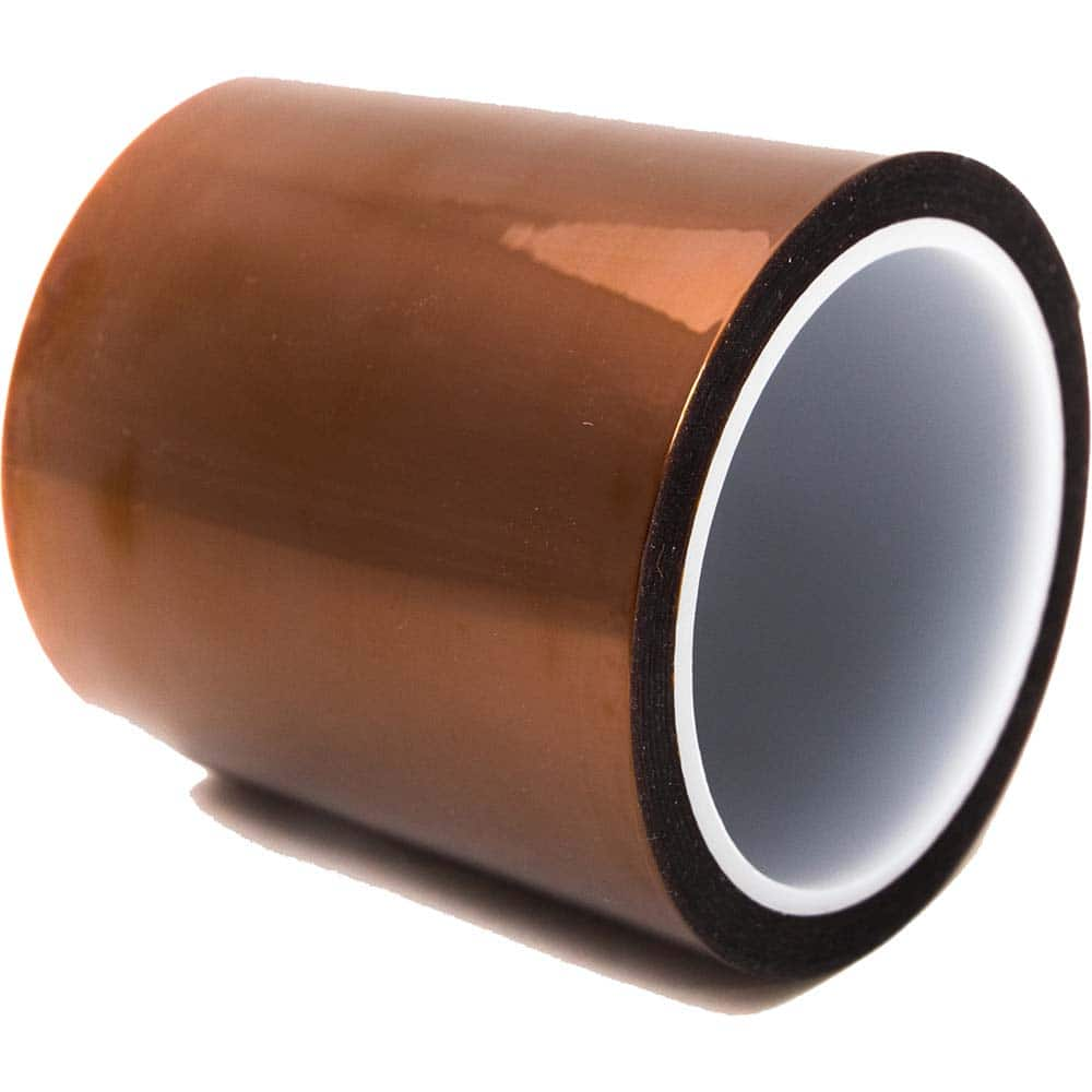 Bertech - Film Tape; Material Type: Polyimide ; Thickness (mil): 2.0000 ; Color: Amber ; Adhesive Material: Silicone ; Width (Inch): 10 ; Length (Feet): 108.000 - Exact Industrial Supply