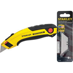 Stanley - Utility Knives, Snap Blades & Box Cutters Type: Retractable Utility Knife Blade Type: Retractable - Americas Tooling