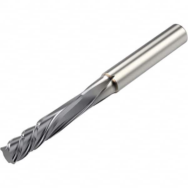 Seco - 14.8mm Diam, 62mm LOC, Solid Carbide Diamond-Pattern End Mill End Router Bit - Americas Tooling