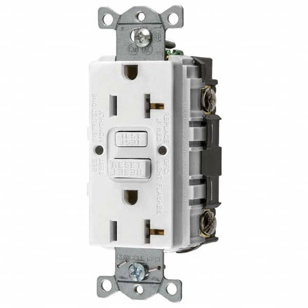 Bryant Electric - GFCI Receptacles Grade: Commercial Color: White - Americas Tooling