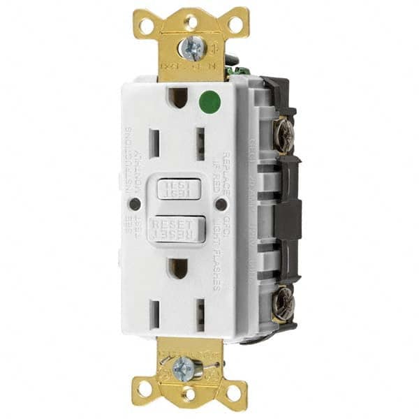 Bryant Electric - GFCI Receptacles Grade: Hospital Color: White - Americas Tooling