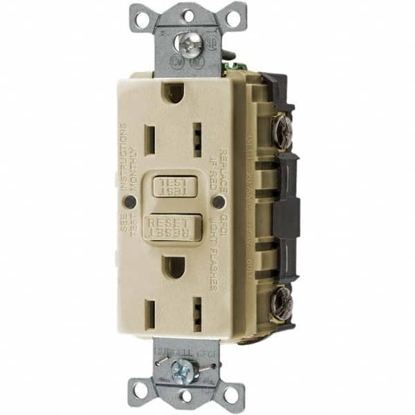 Bryant Electric - GFCI Receptacles Grade: Commercial Color: Ivory - Americas Tooling