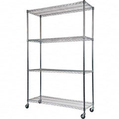 ALERA - 2,400 Lb Capacity 4 Shelf Wire Shelving - Starter Unit - Americas Tooling