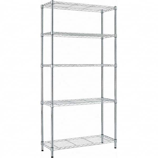 ALERA - 1,250 Lb Capacity 5 Shelf Wire Shelving - Starter Unit - Americas Tooling