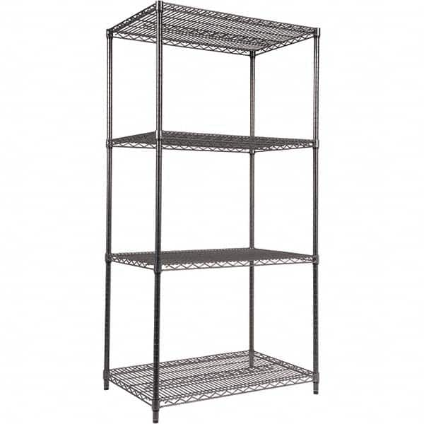 ALERA - 4,000 Lb Capacity 4 Shelf Wire Shelving - Starter Unit - Americas Tooling