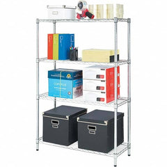 ALERA - 1,000 Lb Capacity 4 Shelf Wire Shelving - Starter Unit - Americas Tooling