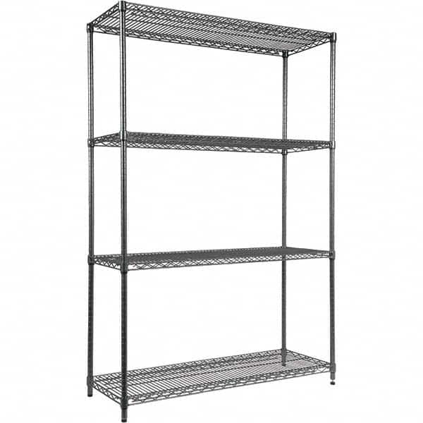 ALERA - 5,000 Lb Capacity 4 Shelf Wire Shelving - Starter Unit - Americas Tooling