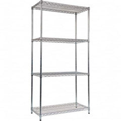 ALERA - 5,000 Lb Capacity 4 Shelf Wire Shelving - Starter Unit - Americas Tooling