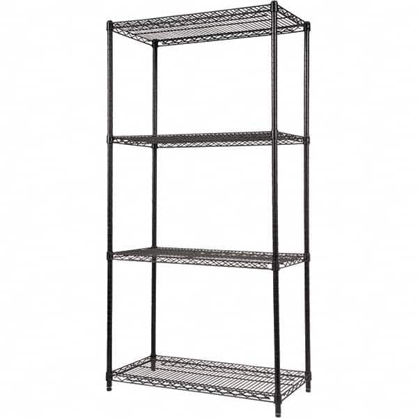 ALERA - 5,000 Lb Capacity 4 Shelf Wire Shelving - Starter Unit - Americas Tooling