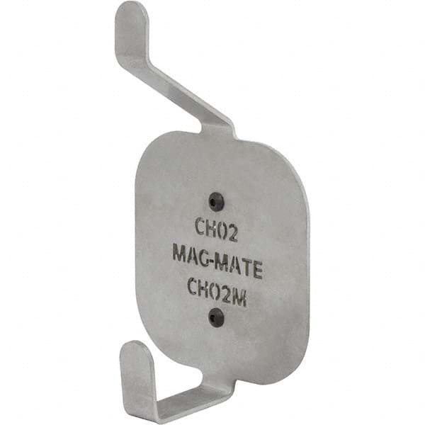 Mag-Mate - Coat & Hat Hooks Type: Double Coat & Hat Hook w/ Magnetic Mount Projection: 2-35/64 (Inch) - Americas Tooling