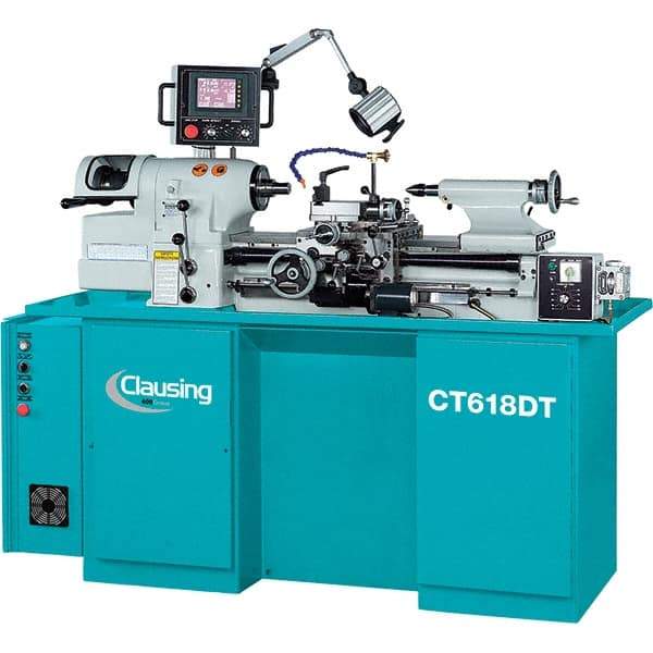 Clausing - Bench, Engine & Toolroom Lathes   Machine Type: Toolroom Lathe    Spindle Speed Control: Variable Speed Pulley - Americas Tooling